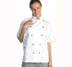 Cool-Breeze Cotton Chef Jacket, Short Sleeve