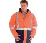 HiVis Two Tone Quilted Jacket with 3M Reflective Tape
