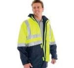 4 in 1″ HiVis Two Tone Breathable Jacket with Vest